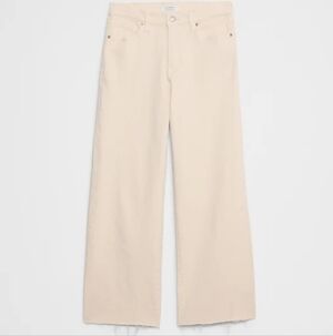 Banana Republic Cream Flare Jeans